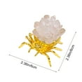 thumbnail image 3 of Natural Crystal Amethyst Desktop Decoration Resin Gravel Halloween Gift Decor Clearance, 3 of 6