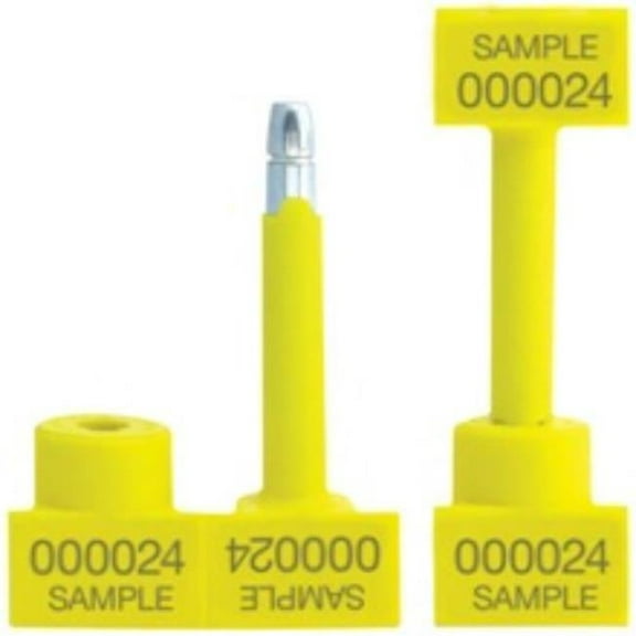 Partners Brand SE1032Y 1.25 in. Yellow Bolt Seals