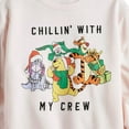 thumbnail image 3 of Disney's Pooh & Friends Women's Crewneck Sweatshirt Chillin With My Crew, 3 of 5