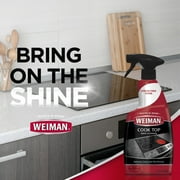Weiman Cooktop Cleaner for Daily Use (2 Pack) Streak Free, Residue Free, Non-Abrasive Formula - 22 fl oz w/ Micro Fiber Towel