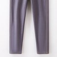 thumbnail image 5 of WQNVRNR Girls Stretchy Leggings Slim Fit Elastic Waist Fall Comfortable Casual Pants Gray 10 Years, 5 of 6