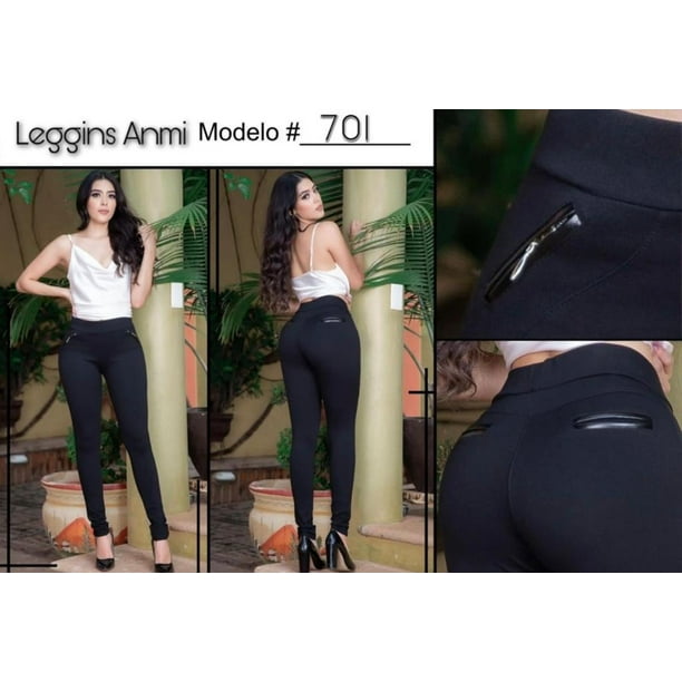 Leggins Anmi para Dama pantalon mujer casual yoga malla deportiva talla 34 Walmart en linea