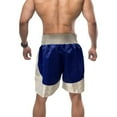 thumbnail image 5 of Men's Professional Boxing Shorts, Ultra Lightweight, and Durable - Ideal for Boxing, MMA, Muay Thai, Kickboxing, and Fitness Training, Blue/White, X-Small, 5 of 7