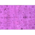 thumbnail image 1 of Ahgly Company Indoor Rectangle Oriental Purple Traditional Area Rugs, 4' x 6', 1 of 4