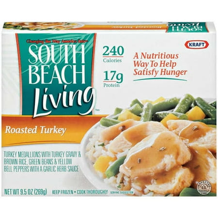 South Beach Living Frozen Entrees: Roasted Turkey, 9.5 oz
