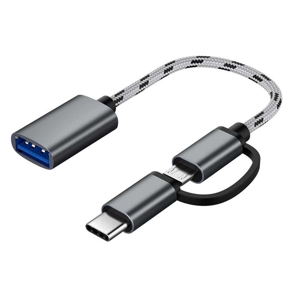 PRO OTG Cable Works for BLU Energy X Plus Right Angle Cable Connects You to Any Compatible USB Device with MicroUSB 