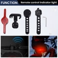 thumbnail image 5 of Luz Trasera Inteligente para Bicicleta, Ultrabrillante, Resistente Al Agua, con Control Remoto y USB., 5 of 5