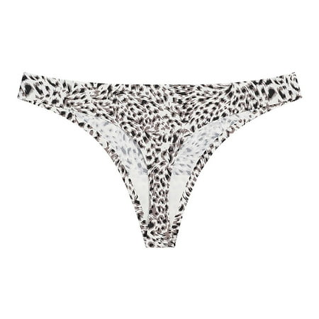 KBKYBUYZ Women s Seamless T Pants European And American Hot Leopard Print Thongs Low Waist Breathable Panties