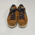 thumbnail image 3 of PU & MA Suede Classic Men Vintage Orange Blue White Sneakers, size 9.5, 3 of 5