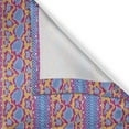 thumbnail image 4 of Ambesonne Snakeskin Print Window Valance, Wild Reptilian Art, 54" X 12", Magenta Azure Blue, 4 of 5