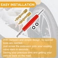thumbnail image 6 of 1 Set 50mm Tire Valve Extension with Plastic double-ended Valve Core Tool Sealing Ring Valve Core Remover Cap 180 Degree Tyre Valve Inflation Adapter, 6 of 6