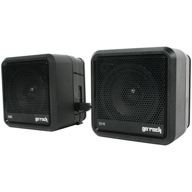 Go-Rock TRMS03SR Mini Haut-Parleur Portable avec Câble Rétractable - Noir