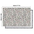 thumbnail image 6 of Nordic Style Boho Chic Artistic Flax Placemats Set of 4, 12x18 Inch Vintage Rustic Tribal Ethnic Patterns, Washable Style Table Mats for Kitchen or Dining, 6 of 6