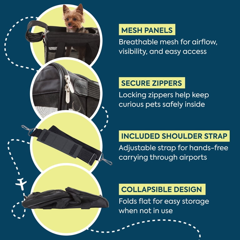 Sherpa Original Deluxe Pet Carrier Lサイズ Sherpa Original Deluxe Travel Pet Carrier, Airline Approved