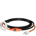 thumbnail image 4 of KFFKFF Pipe Heating Cable, 3FT 7W/FT Insulation Tape for Tubes with Integrated Temperature Control, Water Tube Warming Wire Safeguards PVC Hose, Metallic and Synthetic Tubes from Ice Formation, 4 of 9