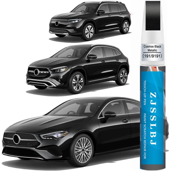 191/9191 Cosmos Black Metallic Compatible with Mercedes-Benz Exact Match Touch Up Paint Pen