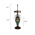 thumbnail image 3 of CHLOE Lighting Kendall Tiffany-Style 3-Light Victorian Double Lit Table Lamp 16" Shade, 3 of 8