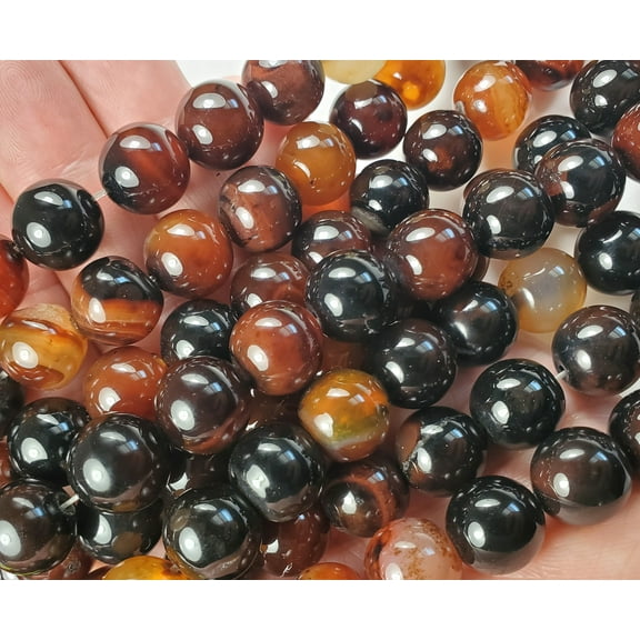 14mm Dream Agate Round Beads Genuine Gemstone Natural Jewelry Making