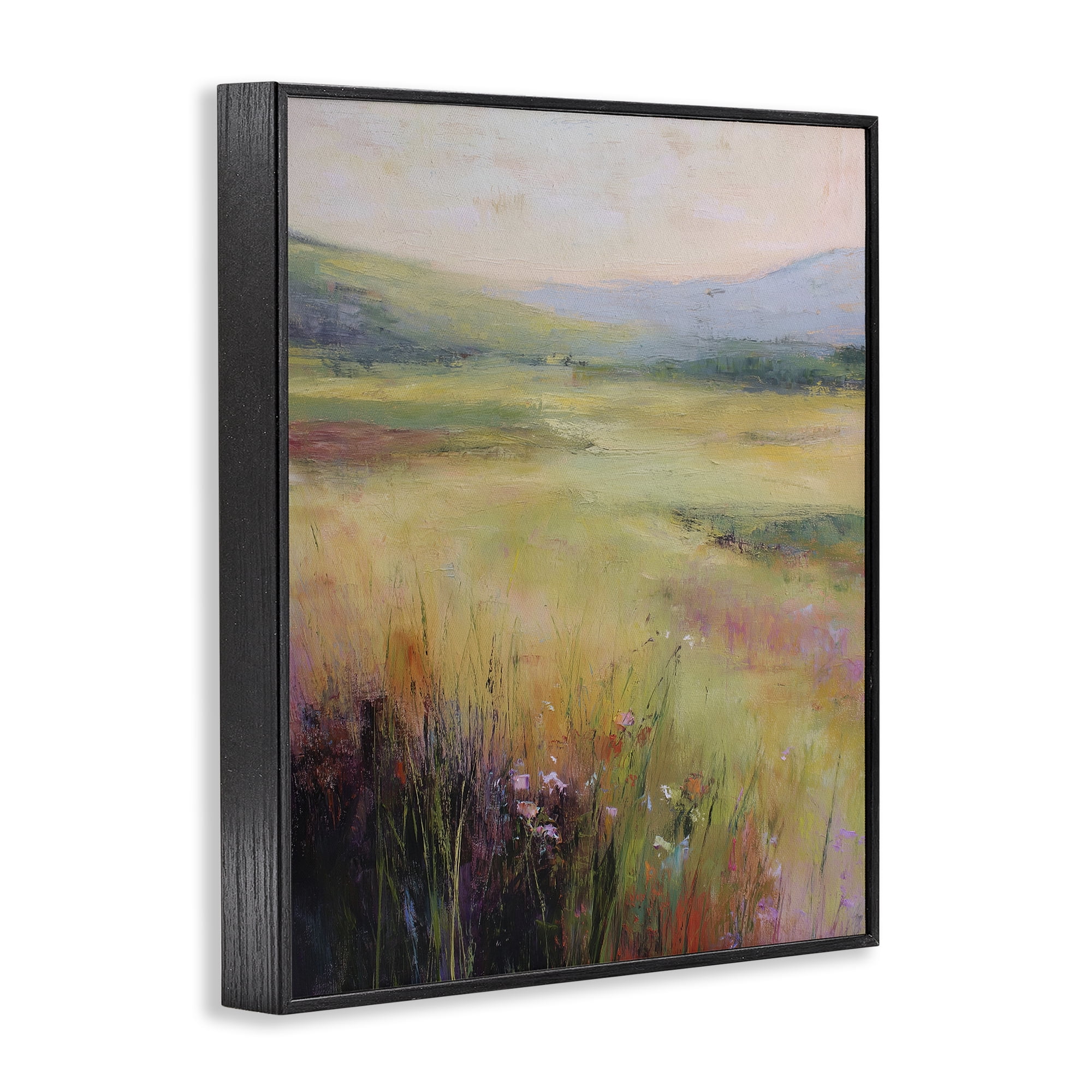Stupell Industries Green Valley View Black Framed Giclee Art, design by Svetlana Aleynikova