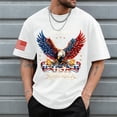 thumbnail image 2 of 250 Anniversary USA Shirt Mens Flag Tshirt 250th America Anniversary Tee 250 Years Patriotic Tops, 2 of 6