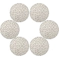 thumbnail image 3 of Coolnut Light Leopard Print Round Placemats Set of 1 Table Mats for Kitchen Washable Non-Slip Place Mats Heat Resistant Place Mats for Kitchen Dining Table Home Decor, 3 of 7