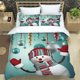 thumbnail image 1 of Christmas Series 3D Digital Printing Three -piece Set 203*228cm Bedding, 1 of 7