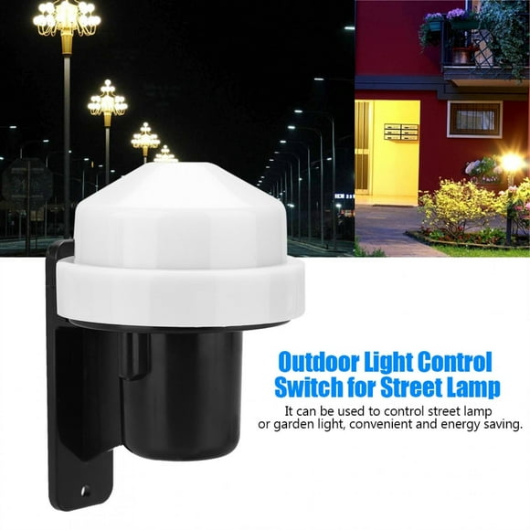Light Bulb Switch Light Control Switch Outdoor High Sensitive Light Control Street Garden Lamp Switch Automatic On/Off AC 230V