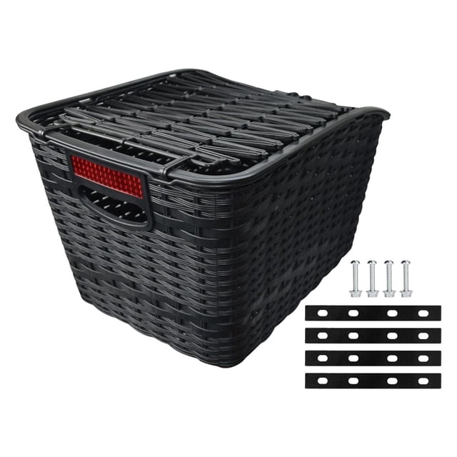 Cesta para bicicleta, cesta trasera para guardar bicicletas, accesorios, organizador de equipaje para guardar bicicletas plegables, bicicletas de