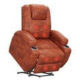 thumbnail image 7 of Homall Lift Recliner Comfy Chair Power Massage Electric Recliner Chairs for Adults,Brown, 7 of 7