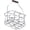 Silver-6 Bottles, variant on Metal Wine Bottle Carrier 6 Bottle Wine Carrier with Wood Handle Farmhouse Metal Wine Rack Basket Caddy Decorative Wine Display Stand for Wedding Bar BBQ Picnic Red White Wine Milk Storage (Silver)