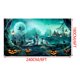 thumbnail image 3 of Fiudx Ofertas relámpago Fondo de garaje para Halloween, decoración colgante, tapiz decorativo personalizado a juego para fiestas, 3 of 7