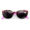 thumbnail image 2 of V.W.E. Women's Bifocals Reading Sunglasses Reader Glasses Vintage Outdoor Cateye Black Leopard Marble, 2 of 4