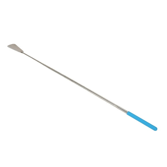 Shoe Horn, Convenient Retractable Shoe Assist Stainless Steel Rust Free Long Handle Shoe Horn For Home For People Blue
