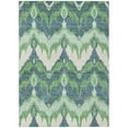 thumbnail image 2 of Addison Rugs Chantille Indoor/Outdoor Transitional Ikat Green Washable Rectangle Rug, 2'6" x 3'10", 2 of 6