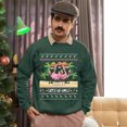 thumbnail image 5 of Christmas Sweatshirt, Let's Go Girls Flamingo Trip Sweatshirt, Cute Tropical Bird Group Holiday Jumper, Best Friend Gift for Her, 5 of 5