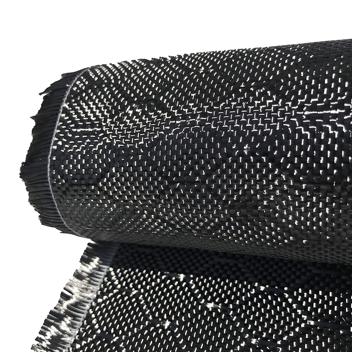 12 in x 1 FT 220g-Black Wasp Weave-3K WASP Carbon Fiber Fabric