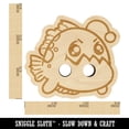 thumbnail image 2 of Kawaii Anglerfish Wood Buttons for Crochet Knitting Sewing DIY Craft - 0.75 Inch Small (12pcs), 2 of 7
