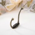 thumbnail image 2 of Fornnerg Clothes Hook Vintage Durable Bronze Zinc Alloy Double Leg Hanger for Wardrobes, 2 of 5