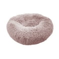 thumbnail image 3 of Precious Tails Super Luxe Shaggy Faux Fur Donut Bolster Dog Cat Bed - Small, 3 of 9