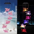 thumbnail image 1 of LINLIN Solar Wind Chimes Lamp, Solar Lamp Hummingbirds Dragonfly Butterfly Bottle Wind Chimes Lights Path Pathway Lamp, 1 of 1
