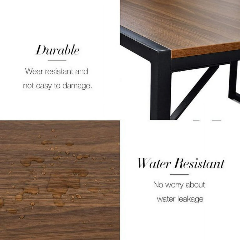 boku no table 【walnut】 Bracket-Based End Table - Moderne Gallery