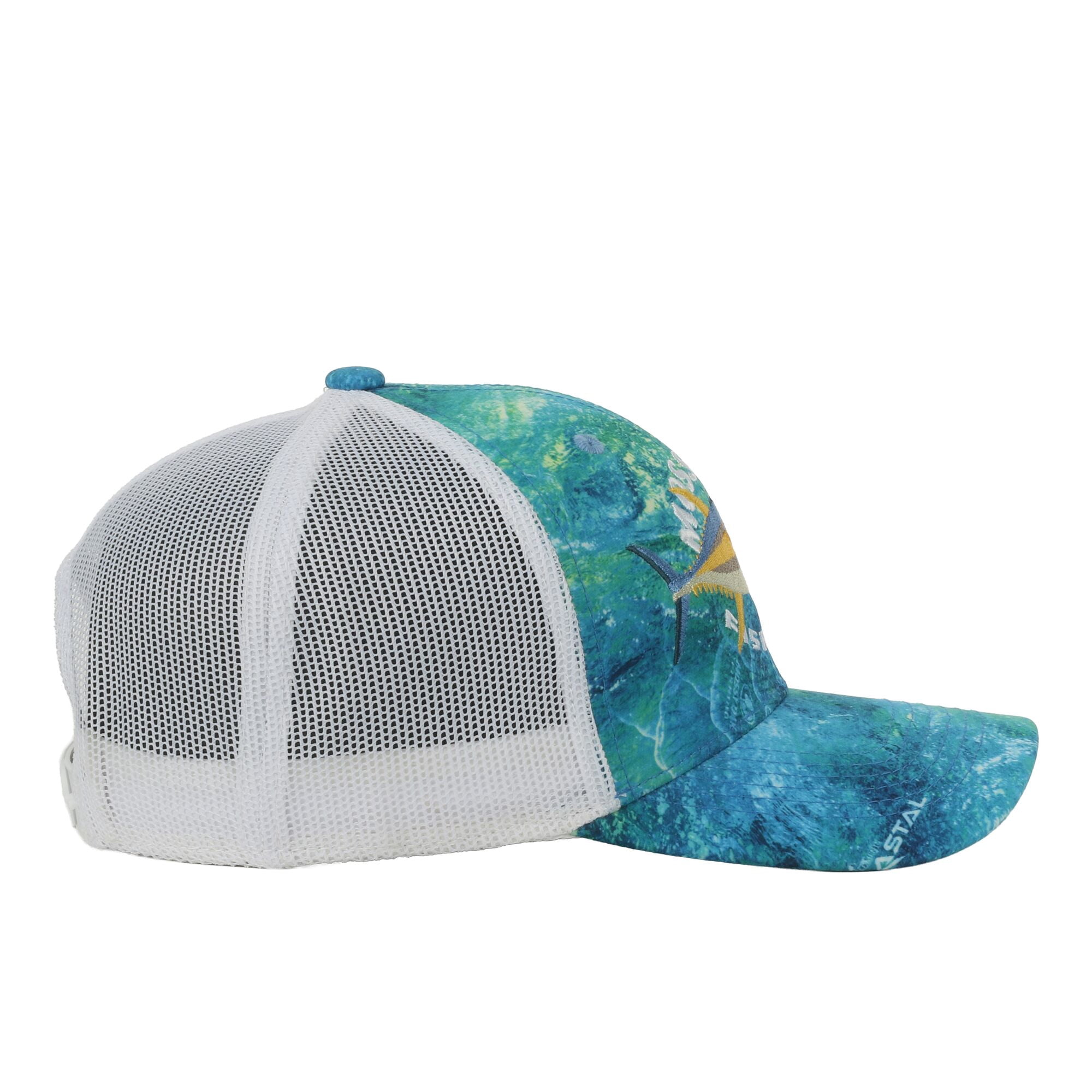 Mossy Oak® Fishing Coastal Inshore Mesh Cap – Mid Profile Snapback, One Size