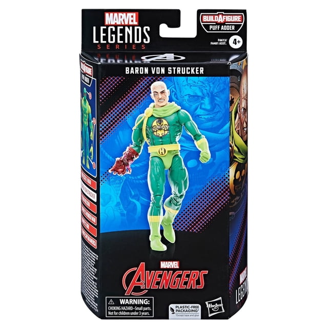 Marvel Legends Baf Puff Adder: Avengres - Baron Von Strucker
