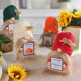 thumbnail image 6 of Thanksgiving Gnomes Plush Fall Decorations Autumn Harvest Farmhouse Tiered Tray Decor, 6 of 8