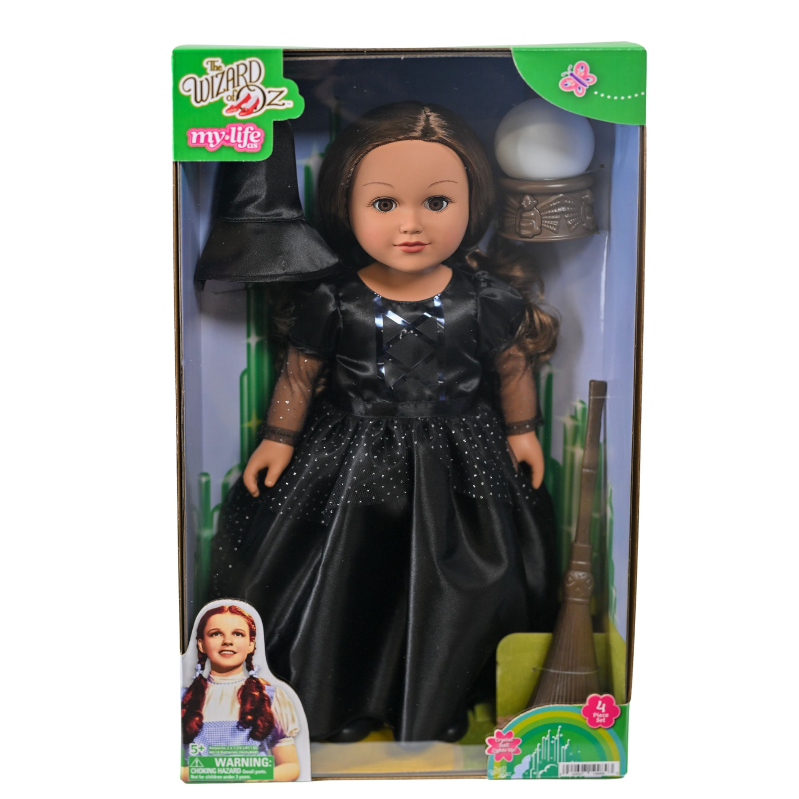 My Life As Wizard of Oz Wicked Witch Posable 18-inch Doll, Light Brown Hair, Brown Eyes