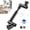 Noir, variante sur Accessoire de Robinet Rotatif pour Cuisine et Salle de Bain – Bras Robotique Amélioré 1440° Extension de Robinet Flexible pour Lavabo