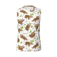 thumbnail image 6 of Picia Cute Sloth mens Cotton Tank Undershirts , Moisture-wicking Ribbed Tanks, Lightweight Cotton Tank Undershirts-Small, 6 of 8