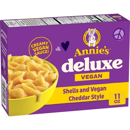 Annie's Deluxe Shells Pasta and Vegan Cheddar Style Sauce, Organic, 10.8 oz