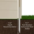 thumbnail image 5 of Casafield 42" x 42" Privacy Screen - Outdoor Vinyl Fence Panel - Tan, 5 of 7