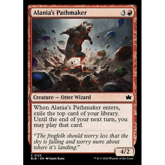 MtG Bloomburrow Common Alania's Pathmaker #123